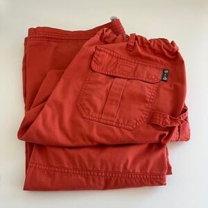 Koi Scrubs Lindsey 701-R Orange Scrub Pants medium cargo nursing healthcare